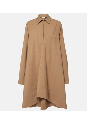 Loewe Asymmetric cotton-blend poplin tunic
