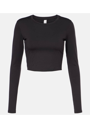 Alo Yoga Alosoft cropped jersey T-shirt