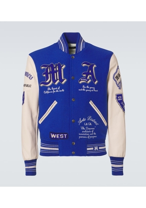 Amiri Dream Team applique varsity jacket