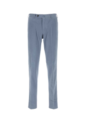PT Torino Light Blue Stretch Modal Blend Pant