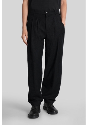 Giorgio Armani Pants In Black Wool