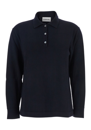Parosh Polo Neck With Buttons Knit