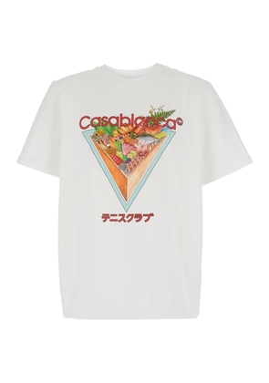 Casablanca Tennis Club Icon Printed T-shirt