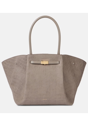DeMellier New York croc-effect leather tote bag