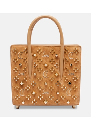 Christian Louboutin Paloma studded suede tote bag