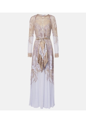 Zimmermann Hypnotic belted paisley maxi dress