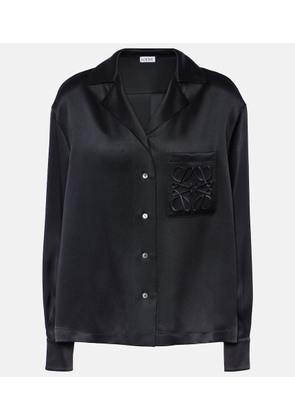 Loewe Anagram silk shirt