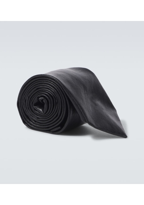 Our Legacy Faux leather tie