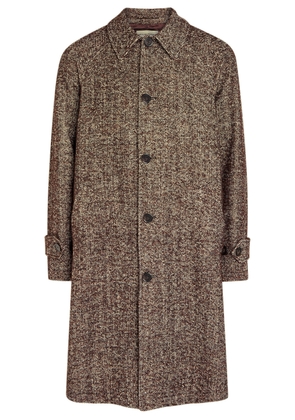 Officine Générale Hudson Fuzzy Herring Cotton-blend Coat - Brown - 52 (W36 / XL)