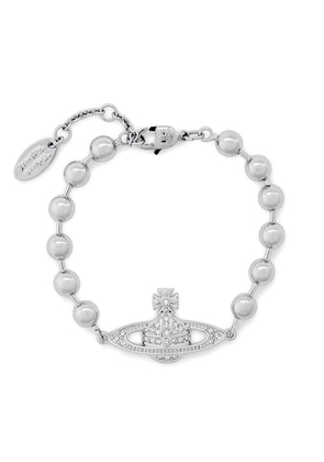 Vivienne Westwood Thames Mini Bas Relief orb Bracelet - Silver - One Size