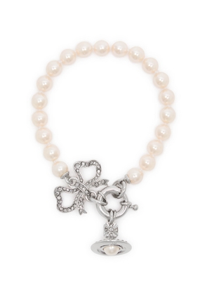 Vivienne Westwood Rigoberta Embellished Beaded Bracelet - Pearl - S