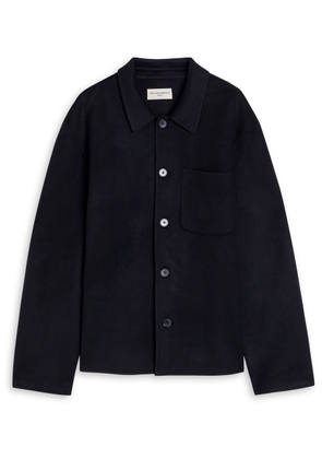Officine Générale Wool Overshirt Jacket - Navy - M