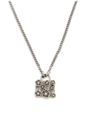 Coach Rogue bag Necklace - Silver - One Size