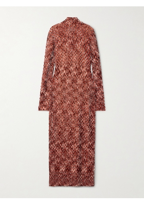 Missoni - Space-dyed Wool-blend Midi Dress - Red - IT38,IT40,IT42,IT44,IT46,IT48