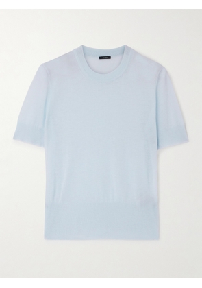 Joseph - Cashair Cashmere Top - Blue - x small,small,medium,large,x large