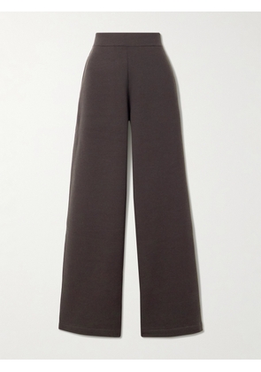 LEMAIRE - Wool And Cotton-blend Wide-leg Pants - Brown - xx small,x small,small,medium,large,x large