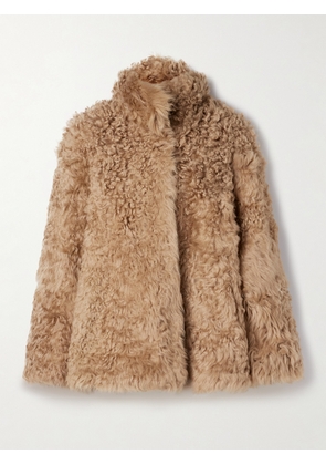 Nour Hammour - Carolyn Shearling Coat - Brown - x small,small,medium,large,x large