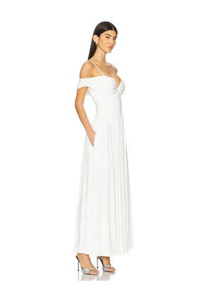 SIMKHAI Amarantha Off The Shoulder Dress in Ivory. Size L. Also in M.