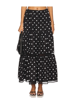WeWoreWhat x REVOLVE Midi Pull On Skirt in Black. Size M. Also in S.