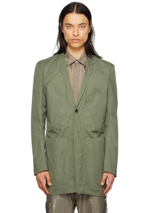 Rick Owens Green Lido Blazer