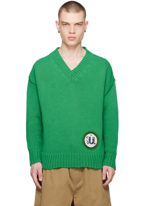 Emporio Armani Green Oversized Sweater