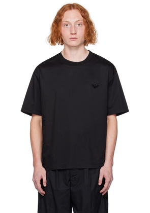 Emporio Armani Black Patch T-Shirt