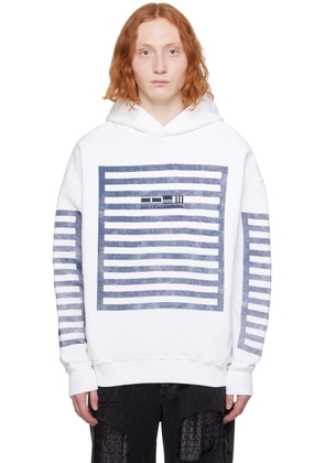 Dolce & Gabbana Off-White Printed Hoodie