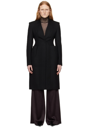 Givenchy Black Hourglass Coat