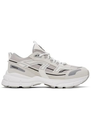 Axel Arigato White & Gray Marathon R-Trail Sneakers