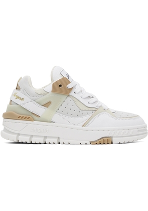 Axel Arigato White & Taupe Astro Sneakers
