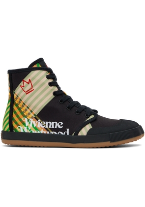 Vivienne Westwood Black Animal Gym High Top Sneakers