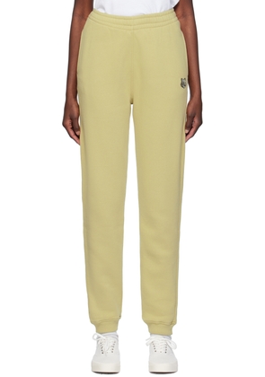 Maison Kitsuné Green Bold Fox Head Lounge Pants