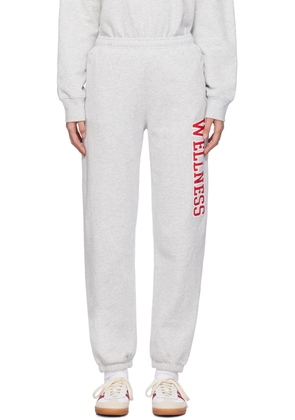Sporty & Rich Gray 'Wellness' Ivy Lounge Pants
