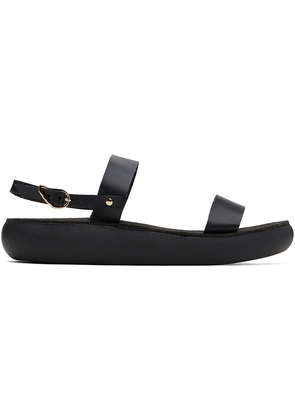 Ancient Greek Sandals Black Clio Comfort Sandals
