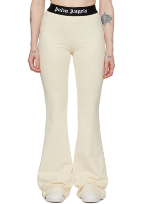 Palm Angels Off-White Flared Lounge Pants