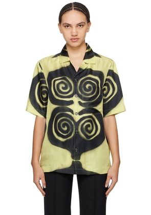 Nanushka Yellow & Black Bodil Shirt
