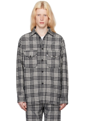 DANCER Black & White Check Shirt