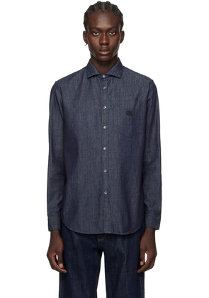Emporio Armani Indigo Lightweight Denim Shirt
