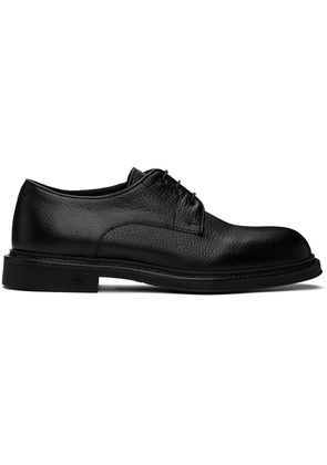 Emporio Armani Black Lace-Up Derbys