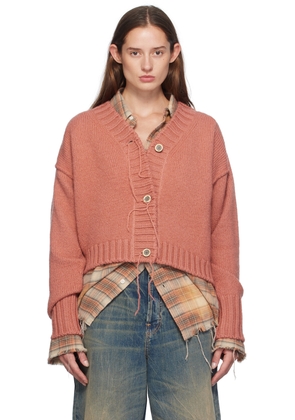 Acne Studios Pink Wool Cardigan