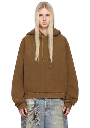 Acne Studios Tan Garment-Dyed Hoodie