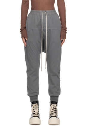 Rick Owens DRKSHDW Gray Porterville Prisoner Lounge Pants