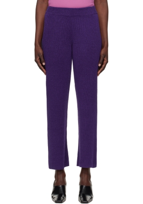 Bode Purple Quincy Lounge Pants