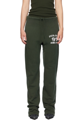 GREG ROSS SSENSE Exclusive Green Sweatpants