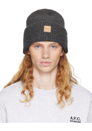 A. P.C. Gray Michele Knit Beanie
