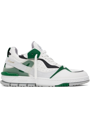 Axel Arigato White & Green Astro Sneakers