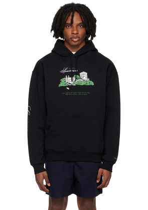 A. P.C. Black JJJJound Edition 'Hôtel Souvenirs' Hoodie