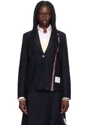 Thom Browne Navy Sack Blazer