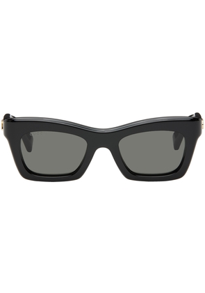 Gucci Black Rectangular Sunglasses