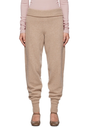 LEMAIRE Beige Soft Rib Lounge Pants